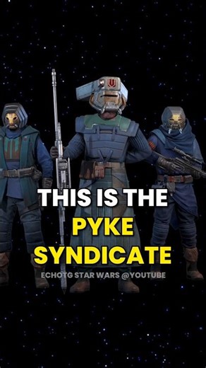 This is the Pyke Syndicate #starwars