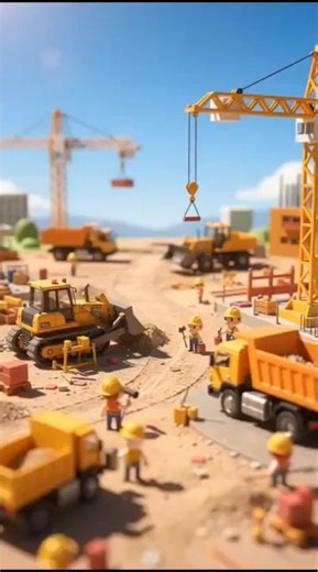 mini construction worker#farming