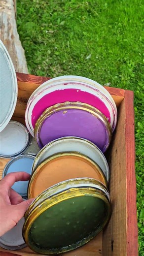 🛠💡My random suggestions: Color test on the lids🎨 #tricks #paint #colors #shorts #shortsvideo