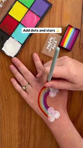 Easy Rainbow Face Paint for Beginners 🌈