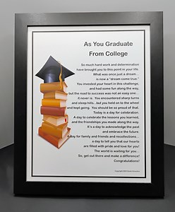 College Graduation Poem Framed - Graduation Print DOWNLOAD, Sentimental Poem Gift for College Graduate, Son Daughter College Graduation Poem - Etsy