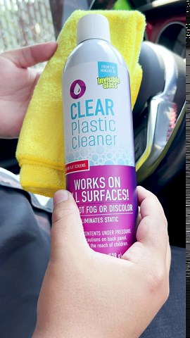 Invisible Glass 91014 Clear Plastic Cleaner – Cleans and Protects Plastic on Electronics, Appliances, Eyewear, Cars, Trucks, RVs, Boats & More, Helps Prevent Fog and Static – 19 oz