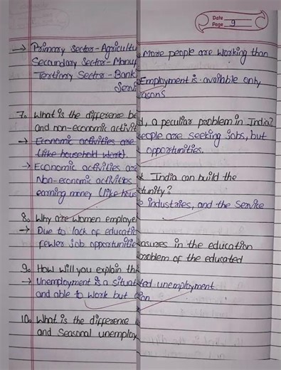 Class 9 Economics Chapter 2 | People as Resource Exercise Questions Answers | NCERT