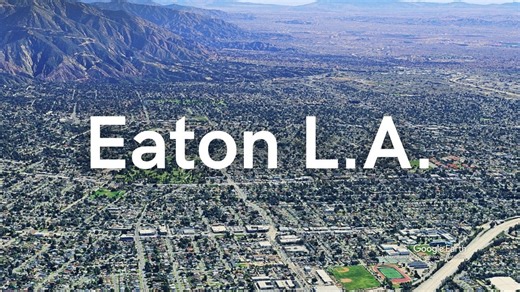 Eaton in Los Angeles, California – View Before the Fire