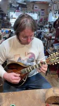 1938 Alexander Dennis Century of Progress-style archtop mandolin #vintagemandolin