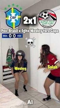 BRASIL 2x1 EGITO, WESLEY FORA DA COPA E ENDRICK AURA☠️🇧🇷🇪🇬