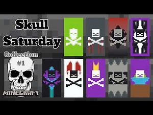 Minecraft Skull Saturday Banner Designs Collection 1 - It's Banner Time!