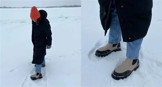 I wear these women's winter boots in -30°C and they actually keep my feet warm