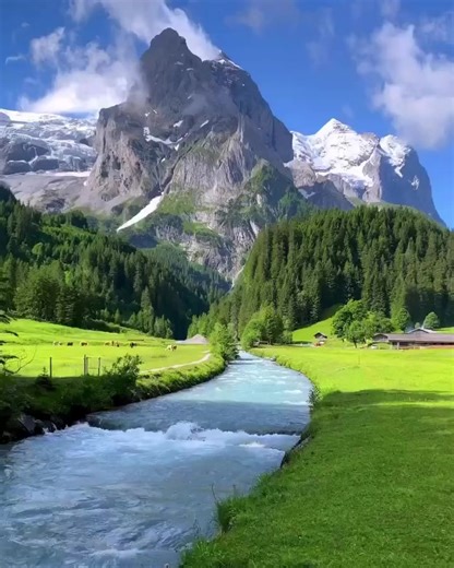 18K views · 690 reactions | Rosenlaui Valley, Bernese Oberland, Switzerland.  Tim Ulrich The Rosenlaui Glacier is a 5-km-long glacier (as of 2005) in the Bernese Alps in the canton of Berne in Switzerland. In 1973 it had an area of 6.14 km2. | Beautiful Planet | Facebook