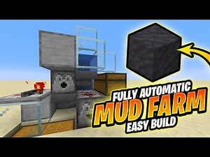 Fully Automatic Minecraft 1.19 Mud Farm - 9000/hour