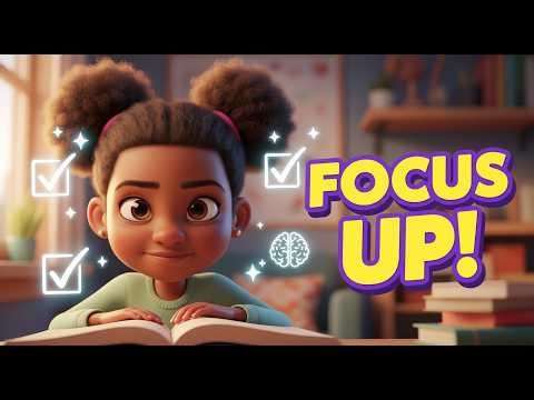 FOCUS UP! 🧠 Kids Concentration Song | Stay On Task & Finish Strong (Ages 5–12)