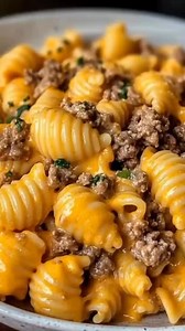 4.5K views · 16 reactions | Shell pasta with creamy cheesy beef sauce: A comforting, tasty and incredibly melty dish | Simple Recipe Secrets | Facebook