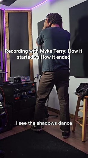 Recording w/ Myke Terry from Volumes & FFTG 🤘 #metal #djent #metalcore #vocals #screams #metalmusic