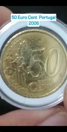 50 Euro Cent Portugal 2006 Krause number,KM # 765 Part 10 #highlights #fypageシ #highlightseveryonefollowers2025シ゚viralfbreelsfypシ゚viral | Bogoy coin collection