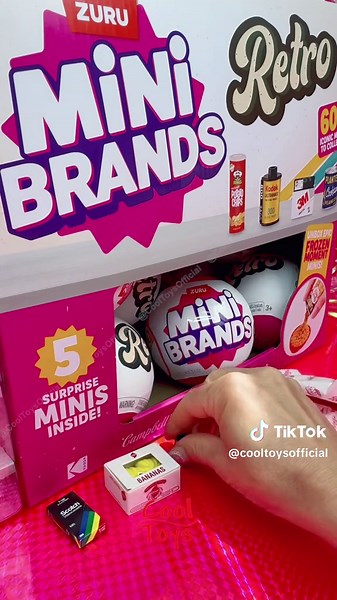 WATCH FULL VIDEO on my YT. 🤩 NEW!! Zuru Mini Brands RETRO Series 1 To...