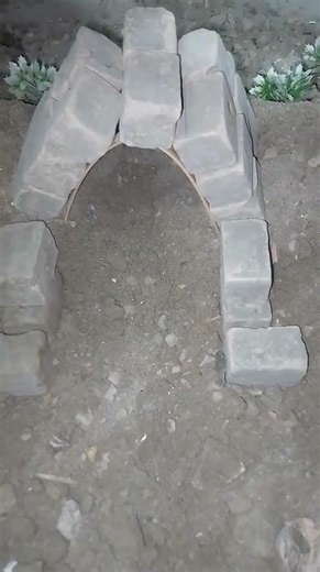 Mini Arch Bridge Build with Soil Path & Flowing Water | Satisfying Mini Construction