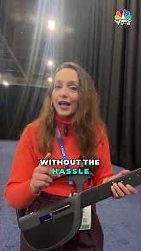 LiberLive C1: The World's First Stringless Smart Guitar! | Consumer Electronics Show 2025 |CNBC TV18