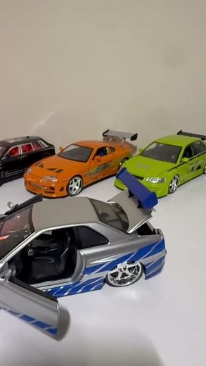 Brian's Nissan Skyline R34 Diecast Model from Fast & Furious 2