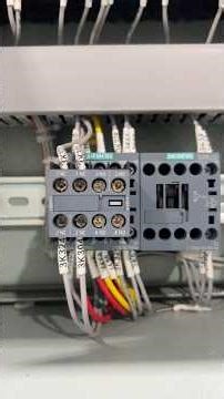 Siemens make multiplayer Relay #dronveer #electrical #electrician #acb #latching