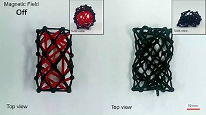 New in Science Robotics: UNIST scientists have developed a simple and rapid approach using a commercially available 3-D printer to build intricately shaped, magnetically responsive “tensegrities” – structures that are simultaneously flexible and sturdy. Learn more here: https://fcld.ly/xkkokn8 | Science