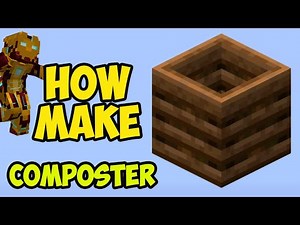 MINECRAFT How to Get an COMPOSTER (2025) | MINECRAFT How to MAKE an COMPOSTER