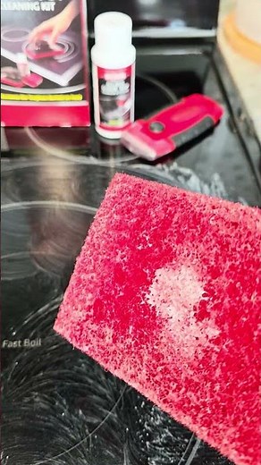 🤯 Cooktop Cleaner KIT Review! Make your stove SHINE! ✨