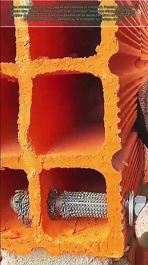 Le processus d'installation d'un ancrage chimique dans un mur de briques creuses