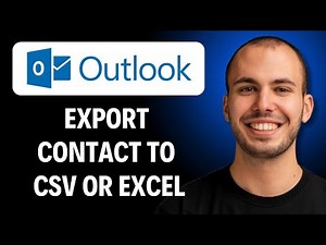 How To Export Contacts From Outlook To CSV Or Excel Easiest Way 2026 Guide