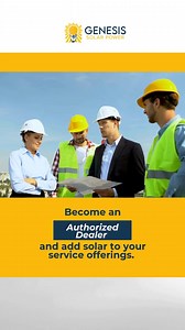 Adding solar to your business has never made more sense. With full EPC support and monthly incentives, now’s the time to make your move. Apply today and start closing with confidence. Become an Authorized Dealer. 👉 https://hubs.li/Q03Jx1DP0 #WePowerAmerica | Genesis Solar Power