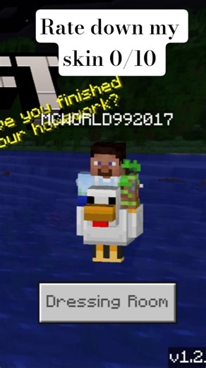 comment down my skin is funny or not #minecraft #funny #skin #shorts #virals
