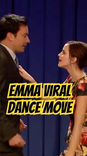 Emma Watson Teaches Jimmy Fallon Her Viral “Wallflower” Dance #jimmyfallon #emmawatson #tonightshow