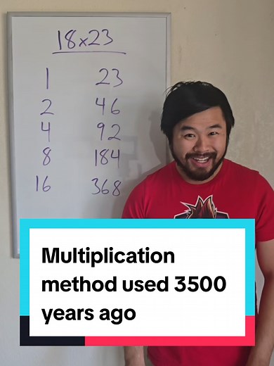 Ancient Multiplication Method from 3500 Years Ago