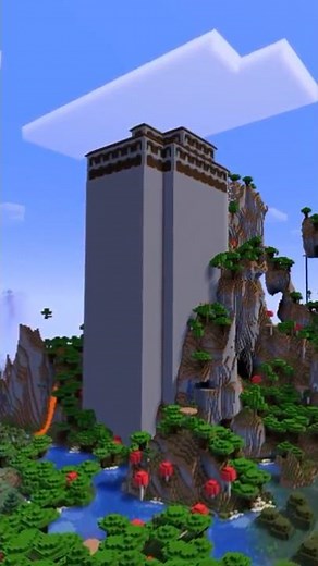 This Minecraft Seed Has a REALLY TALL Woodland Mansion at Spawn!