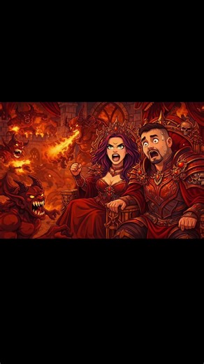 a preview to the Blues song "Discord of the Knight, Demon, Devil"