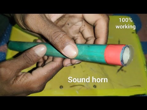 How to Make a Powerful Sound Horn at Home | DIY PVC Pipe Horn