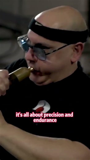 “Ever seen a glassblower’s cheeks puff out like a frog?#Knowledge #Hygiene #work