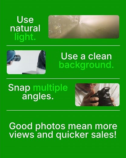 Sell Faster on Gumtree: Take Better Photos, Get More Clicks
