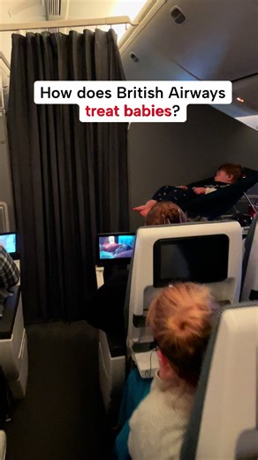 How does British Airways treat babies? ✈️ Follow me for baby travel tips! #frequentflyer #traveltips