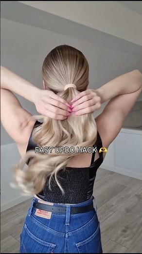 🖤 ASTUCE COIFFURE CHIGNON MARIAGE *VRAIMENT* FACILE & RAPIDE !! #coiffure #hairstyle ##cheveux