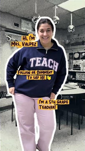 Hello just wanted to stop by and say, “HI!” Have a great start to the week! #teacher #fyp #follow