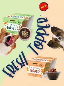 No more waiting — Fresh Toppers are officially here! 🎉 Beef & Chicken, made fresh to mix perfectly with Buddy Bites kibble. Tested. Approved. Loved. Now it’s your dog’s turn to dig in. 👉 Available today at buddybites.dog | Buddy Bites