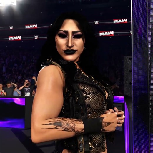 Rhea Ripley Mod by BIA Entrance | Mod Showcase #shorts #wwe2k25 #livmorgan #wwe #rhearipley