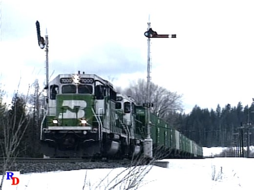 37K views · 2.4K reactions | During the early years of the Montana Rail Link, classic semaphore signals could still be found at some locations. We're about 8 miles east of Sandpoint, Idaho where a causeway runs across Lake Pend Oreille. From the Highball Productions show "Winter on the MRL – Montana Rail Link" https://rfd.video/WinterMRL | Railfan Depot | Facebook