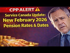 🚨💰 Service Canada Alert Feb 2026: New OAS, CPP & GIS Rates—Check If You’re Underpaid!