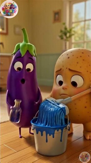 Aalu Kachalu Beta Kha Gaye The 🍽️ | Funny Kids Rhyme Short 😂