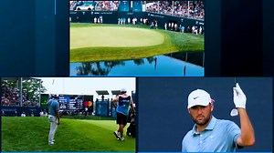 Every angle of Scheffler’s epic hole-out at BMW Championship