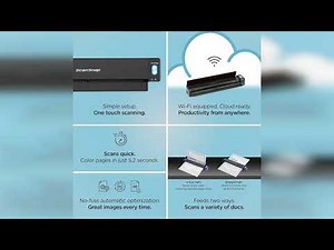 Review: ScanSnap iX100 Wireless Mobile Portable Scanner for Mac or PC, Black