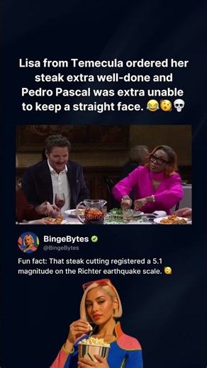 When the steak is so tough it causes an earthquake 🌋🤣 #snl