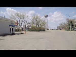 Bow Island, Alberta, Canada. Driving Tour. Life in a Small Canadian Town.