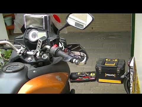 Chain oiler installation on my Suzuki DL650 V-strom
